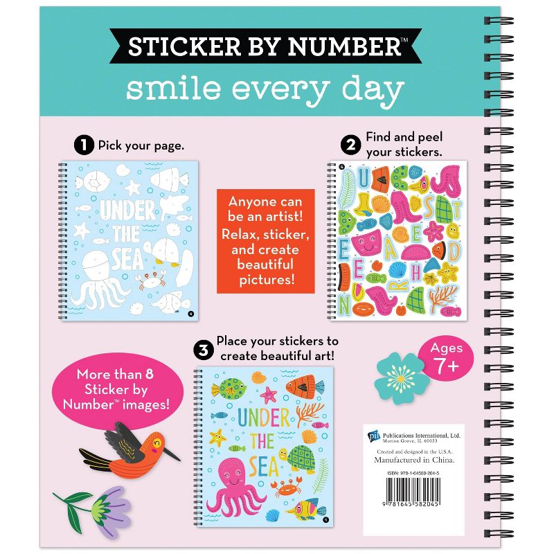 Brain Games - Sticker by Number: Smile Every Day - by  Publications International Ltd &#38; New Seasons &#38; Brain Games (Spiral Bound), 5 of 6