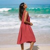 Women's Scoop Neck Sleeveless Midi Cover Up Dress - Cupshe - image 2 of 4