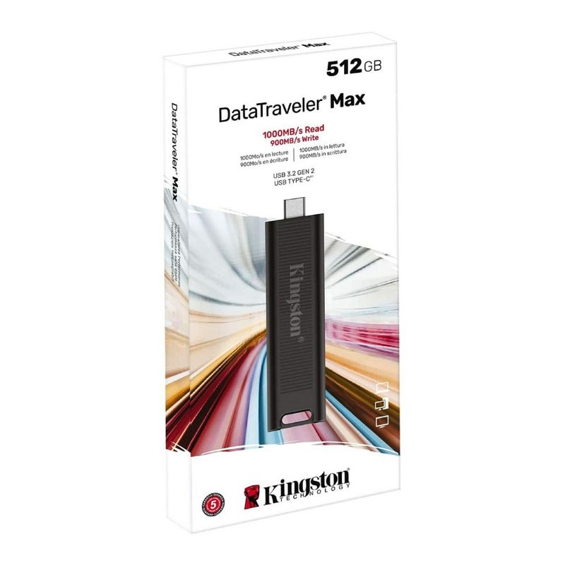 Kingston 512GB DataTraveler Max USB 3.2 Gen 2 Type-C Flash Drive, 2 of 4