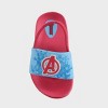 Boys' The Avengers Slide Sandals - Blue - 3 of 4