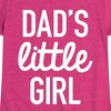 Girls' - Instant Message - Dad Set Little Girl Fitted Short Sleeve Graphic T-Shirt - 2 of 4