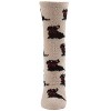 Memoi Winter Dog Cozy Non-Slip Crew Socks Sand 9-11 - 2 of 4