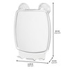 iDesign Fog-Free Shower Mirror with Power-Lock Suction Cups - Clear - 2 of 4