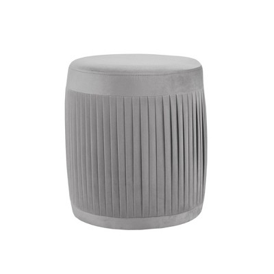 Adiba Accent Ottoman Light Gray