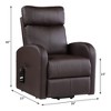 Faux Leather Power Motion Recliner with Lift, Senior-Friendly Electric Recliner Chair with Pocket Coil Seat - 2 of 4