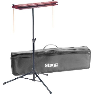 Stagg 5-Piece Wooden Temple Block Set 25 in. - 1 of 4