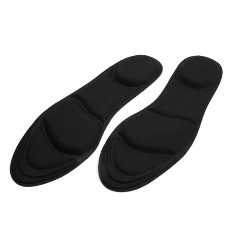 Unique Bargains Anti-slip Shoes Insoles Black 1 Pair : Target