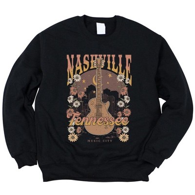 Simply Sage Market Women's Graphic Sweatshirt Nashville Tennessee Flowers