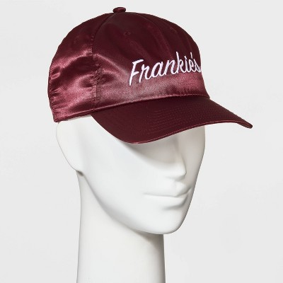 Frankie's Satin Baseball Hat - Burgundy