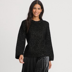 Lands' End Women's Blend Bow Back Sweater - 1 of 4
