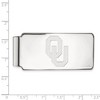Black Bow Jewelry 10k White Gold Oklahoma Sooners NCAA Money Clip - 2 of 3