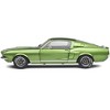 1967 Shelby GT500 Lime Green Metallic with White Stripes 1/18 Diecast Model Car by Solido - 4 of 4