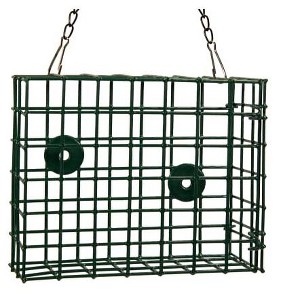 JCs Wildlife XL Suet Cage Bird Feeder - Holds Large Suet Cakes, Large Seed Cakes, Fruit, and Nesting Material - Holds 1 XL Suet Cake or Seed Cake - - 1 of 4