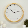 VIP Wood 18 in. White Wall Clock - 2 of 4