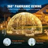 VEVOR Garden Dome Igloo Tent House, 12 FT Dome Tent, Upgraded Garden Igloo with PVC Transparent Cover and Window for Patio, Dining Backyard, Party - 3 of 4