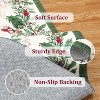 Christmas Area Rugs for Living Room Bedroom Xmas Snow Scene Festival Winter Decorations Rugs Soft Foldable Accent Rug - 3 of 4