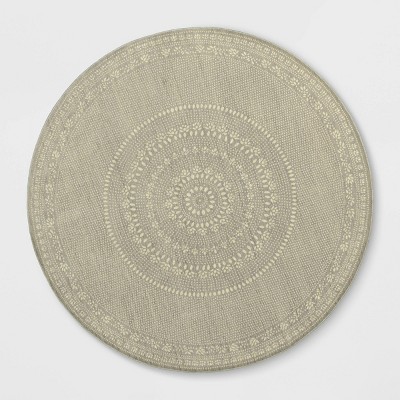 Butterfield Woven Novelty Area Rug Navy - Threshold™