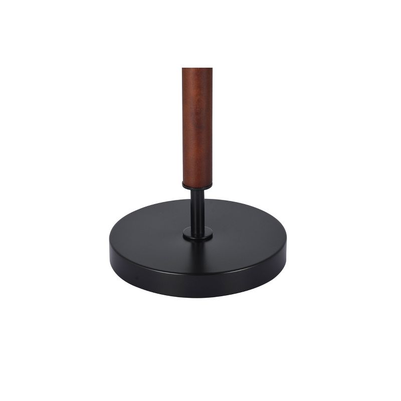 Wood Table Lamp (Includes LED Light Bulb) Black - Threshold&#8482;, 5 of 7