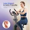 Sunny Health & Fitness Foldable Magnetic X-Bike Pro Exercise Bike with Bluetooth - 3 of 4