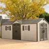 Lifetime 20 ft. x 8 ft. Outdoor Storage Shed, Tan (60127) - 2 of 4