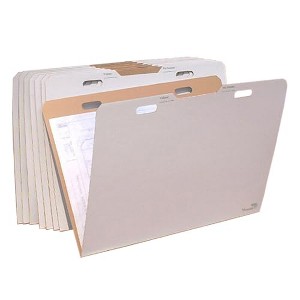 Advanced Organizing Systems - The VFolder37 8pk for Flat Document Storage up to 24”x36”. Use with the VFile37 - 1 of 4
