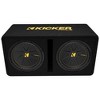 Kicker Dual 12 Inch Comp 50DCWC122 with Speaker Wire Bundle - image 4 of 4