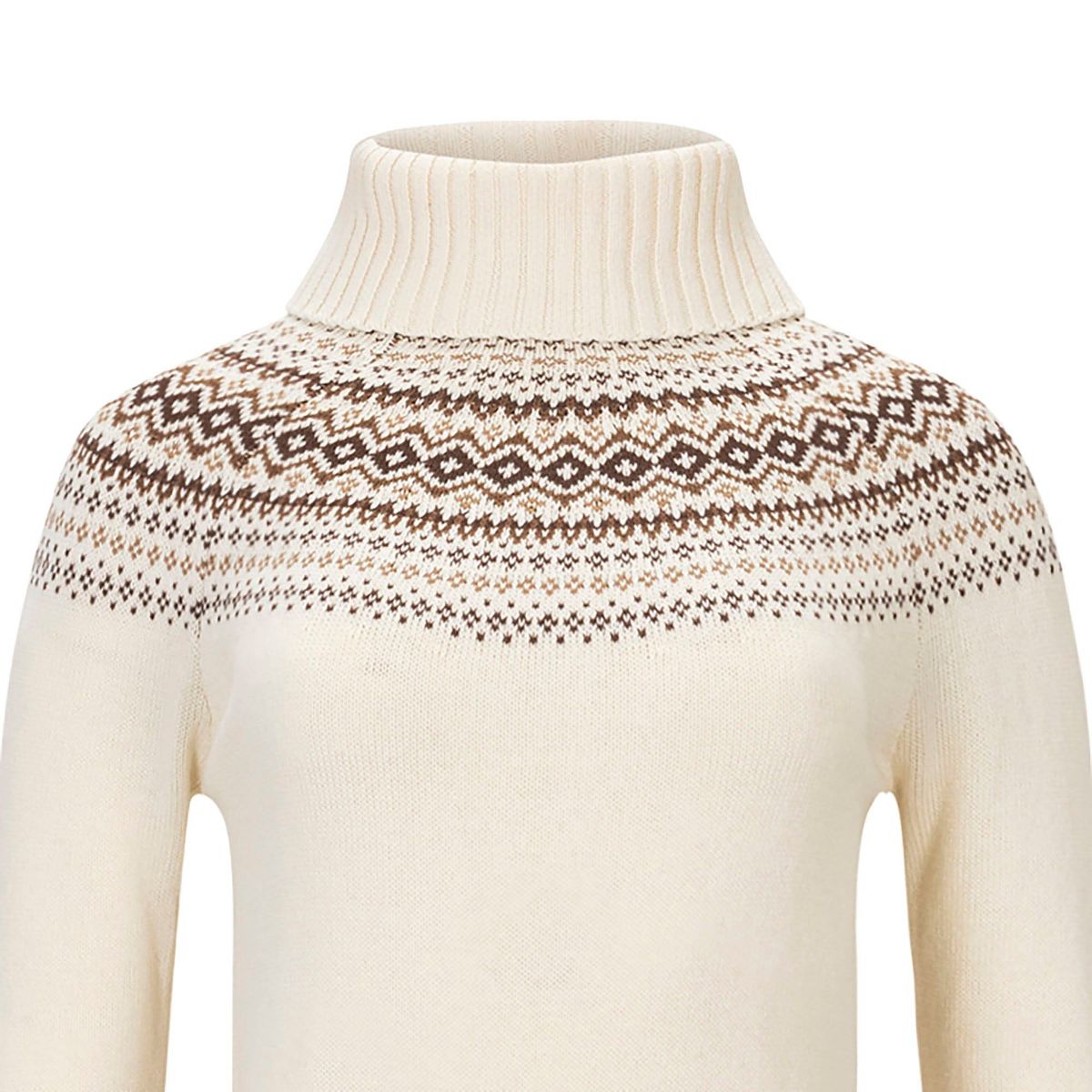 Hope & Henry Women's Organic Long Sleeve Turtleneck Intarsia Sweater Dress, Adult - thumbnail 6