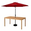 Alaterre Furniture 8pc Outdoor Patio Dining Set, Okemo Table with 10' Auto Tilt Umbrella - 4 of 4