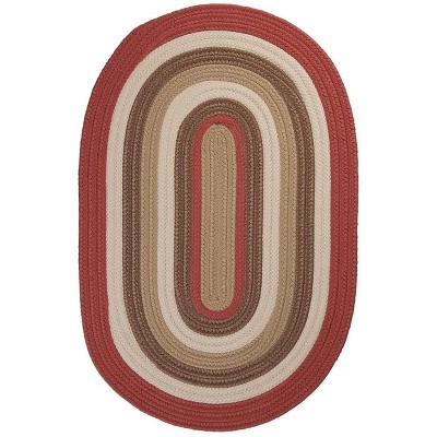 Colonial Mills Deerfield Braided Rug, Seal Brown 5' round, Round Shape