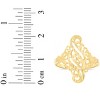 10k Yellow Gold 20.6mm Diamond Cut Filigree Ring - 4 of 4