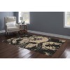 HomeStock Masters Agate Blue & Cream 5x7.6, Contemporary, Power Loomed Rug - 3 of 4