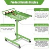 35-45 Inch Adjustable Height Worktable,Capacity Heavy-Duty Work Table with Wheels & Brakes, Mechanics Workbench for Warehouse, Repair Shops, Workshop - 3 of 4