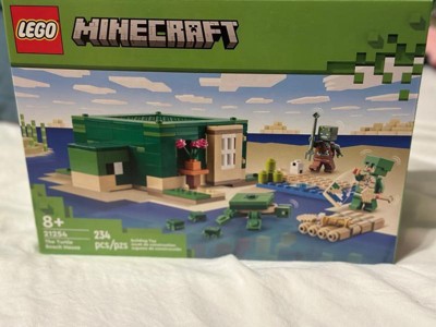 Lego Minecraft The Turtle Beach House Construction Toy 21254 : Target