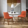 Set of 2 Azalea Fabric Wood Dining Chairs - Armen Living - 2 of 4
