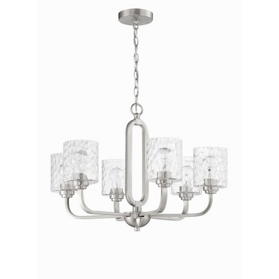 Craftmade Lighting 6 - Light Chandelier in  Brushed Polished Nickel