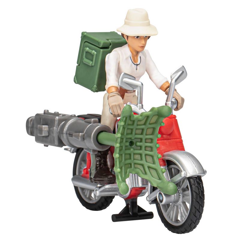 Hasbro Indiana Jones: Worlds of Adventure Helena Shaw with Motorcycle Action Figure, 3 of 11