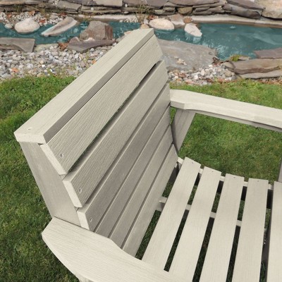 Weatherly Gray Poly Lumber Garden Chair Set