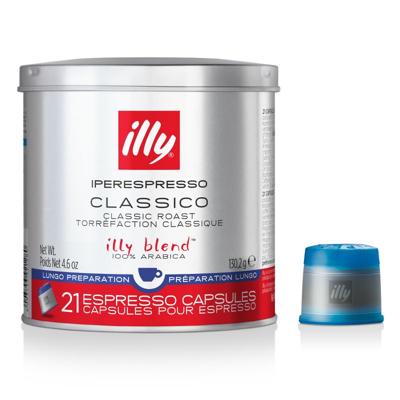 illy IperEspresso 100% Arabica Lungo Medium Roast Coffee - Espresso Capsules - 21ct, 1 of 12