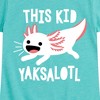 Girls' - Instant Message - This Kid Yaksalotl Fitted Short Sleeve Graphic T-Shirt - 2 of 4