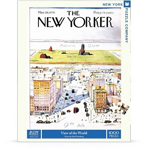 New York Puzzle Company View of the World 1000 Piece Puzzle - 1 of 4