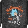 Men's - Dr. Seuss - Halloween Is My Thing Graphic Fleece Sweatshirt - 2 of 4