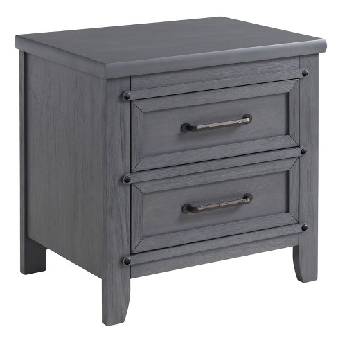 Grey store nightstand target