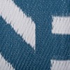 Design Imports Outdoor Round Floral - Blue Geometric - 5 Ft - 2 of 4
