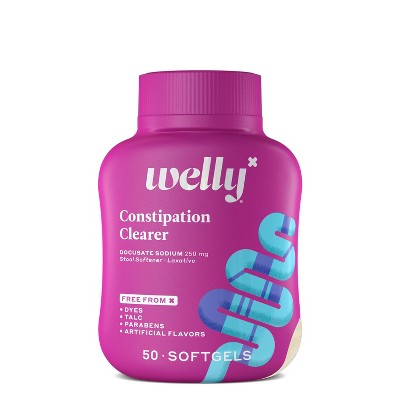 Welly Constipation Clearer Softgels - 50ct