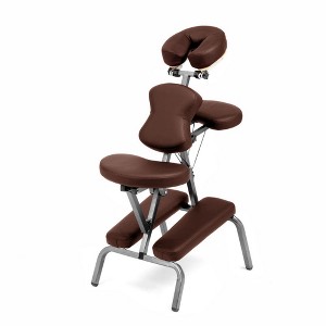 Ataraxia Deluxe Portable Folding Massage Chair w/Carry Case & Strap - 1 of 4