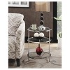 Royal Crest 3 Tier Round End Table Chrome  - Breighton Home - 3 of 4