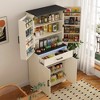 ORRD Modern wooden cabinet with sturdy frame. Fits living room, entryway, bedroom, hallway & office. Features LEDs and a drawer. - 3 of 4