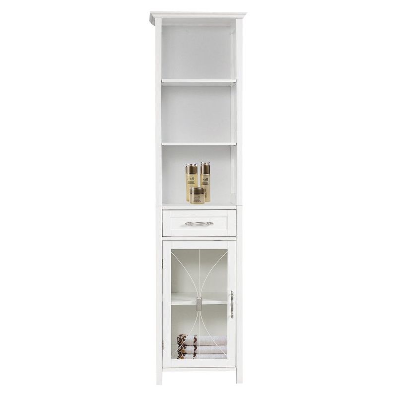 Symphony Linen Cabinet White - Elegant Home Fashions, 1 of 9