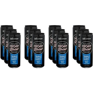 High Brew Coffee Triple Shot Vanilla Bean - Case of 12 - 11 fl oz - 1 of 2