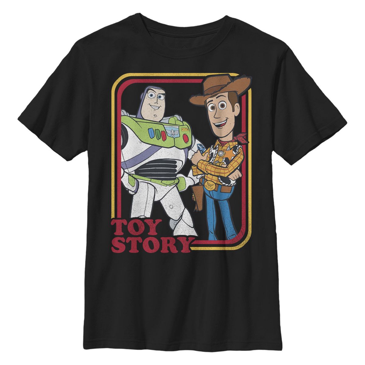 Boy's Toy Story Buzz & Woody Portraits T-Shirt